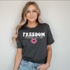 Freedom Turns Me On Distressed Unisex T-Shirt