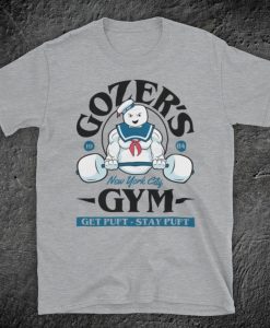 Ghostbusters Gozer's Gym Get Puft Stay Marshmallow Mens T-Shirt