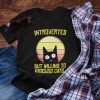 Introverted But Willing To Discuss Cats Unisex T-Shirt