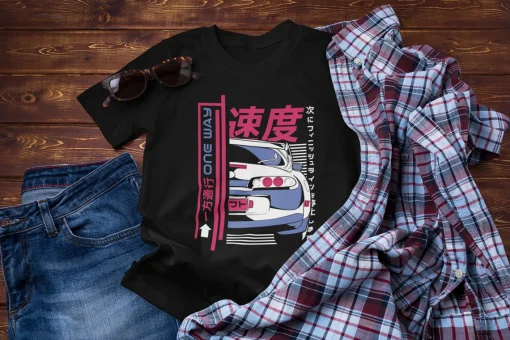 JDM Japanese Automotive Retro Race Men Vintage Tuning Car Unisex T-Shirt