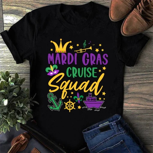 Mardi Gras Cruise Squad Shirt