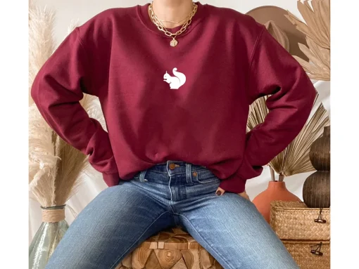 Minimalist Squirrel Sweatshirt