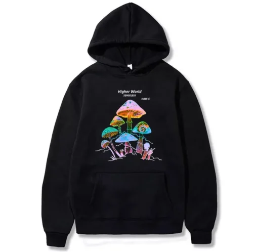 Mushroom Higher World Harajuku Hoodie