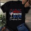 Red White And Blue Drinking Crew 4th Of July Drink Party Shirt