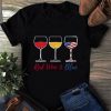 Red Wine Blue 4th Of July Shirt