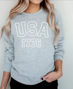 USA 1776 Distressed Unisex Sweatshirt