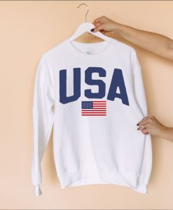 USA Flag Sweatshirt