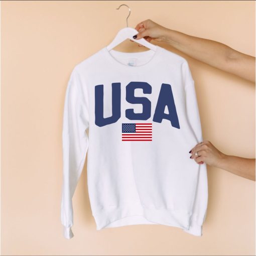 USA Flag Sweatshirt