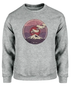 Vintage Mount Fuji Unisex Sweatshirt