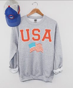 Vintage Style USA Sweatshirt