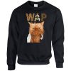 Wap Angry Wet Cat Crewneck Sweatshirt