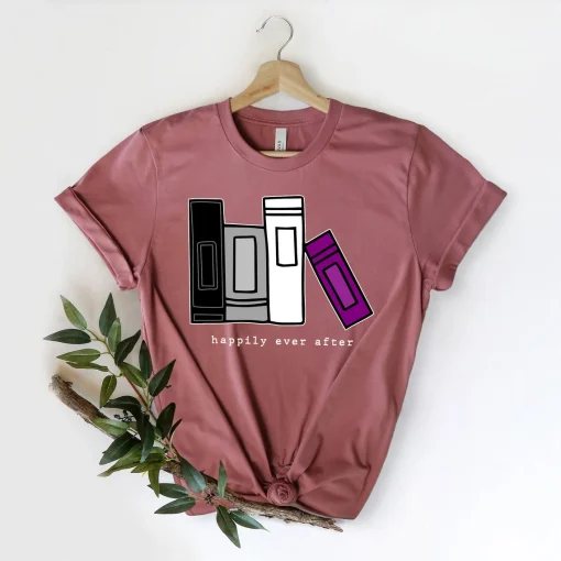 Asexual Pride Books Shirt