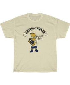 Bart Simpson Underachiever Funny 90s Parody Unisex T Shirt