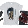 Bigfoot American Flag Shirt