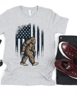 Bigfoot American Flag Shirt