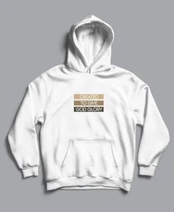 Created To Give God Glory Christian Hoodie