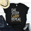 Eat Sleep Camp Repeat Shirt