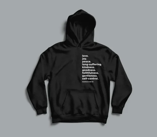 Fruits of the Spirit Christian Hoodie