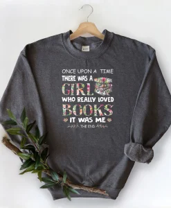 Girl Books Sweatshirt