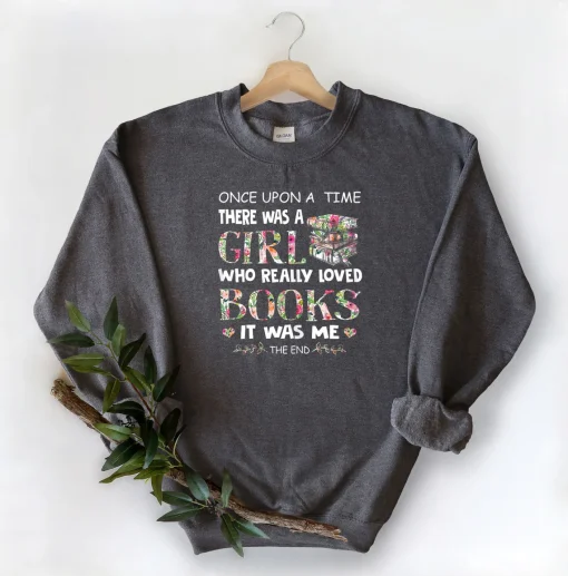 Girl Books Sweatshirt