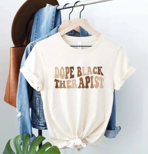 Groovy Dope Black Therapist Shirt