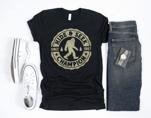 Hide and Seek Champion Bigfoot Shirt