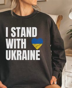 I Stand With Ukraine Unisex Sweatshirt