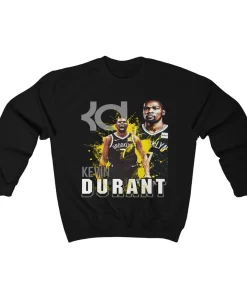 Kevin Durant KD New Jersey Nets Unisex Large Oversized Graphic Crewneck Sweatshirt