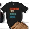 Legendary Since Personalized Shirt