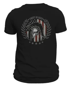 Liberty or Death American Spartan Warrior Men's T-Shirt