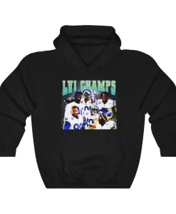 Los Angeles Rams 2022 Super Bowl LVI Champs Champions Unisex Hoodie