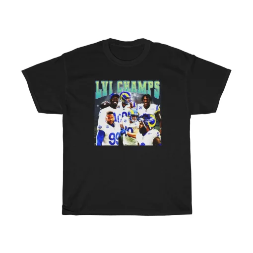 Los Angeles Rams 2022 Super Bowl LVI Champs Champions Unisex T Shirt