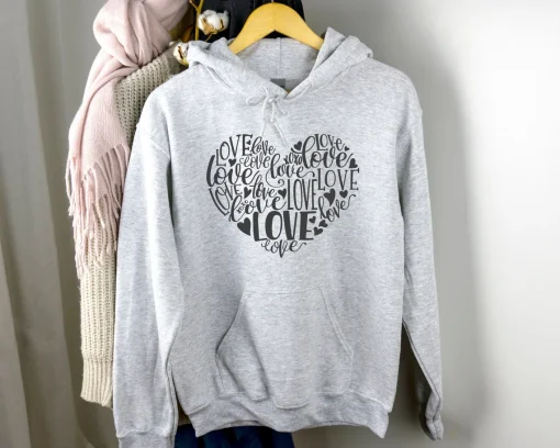 Love Retro Style Hoodie