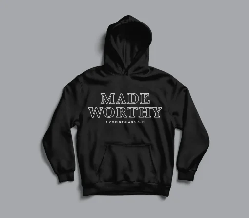 Made Worthy Christian Hoodie