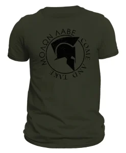 Molon Labe Spartan Warrior Men's T-Shirt