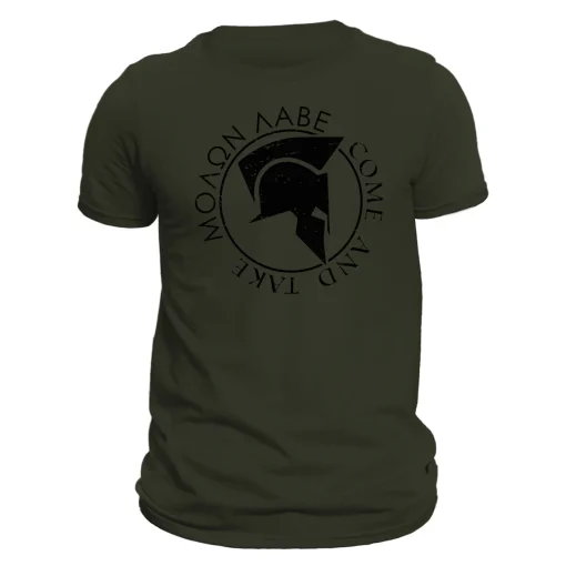 Molon Labe Spartan Warrior Men's T-Shirt