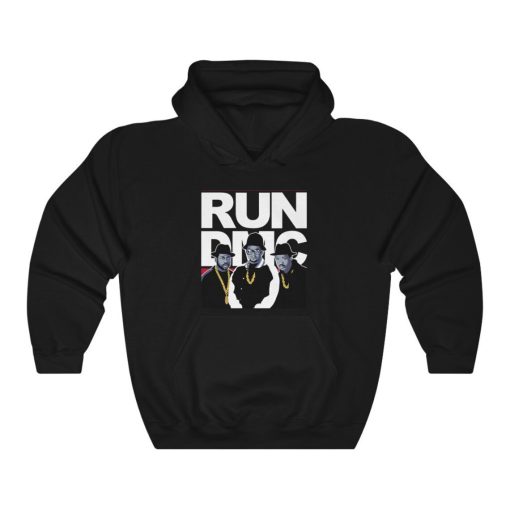 Run DMC Rap Hip-Hop 80s 90s Unisex Graphic Hoodie