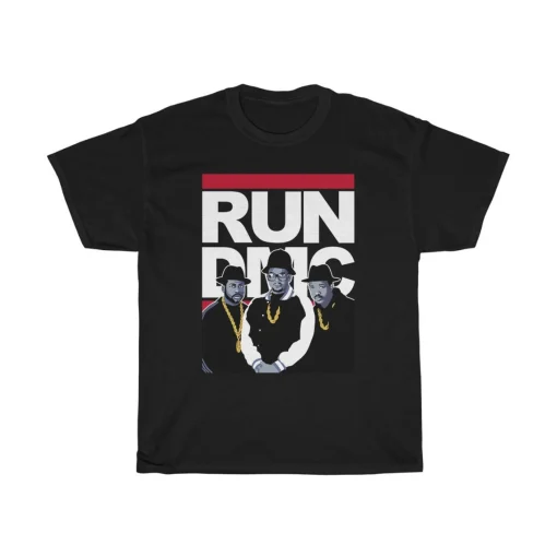 Run DMC Rap Hip-Hop 80s 90s Unisex T Shirt