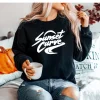 Sunset curved Sweatshirt