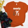 Terra Cotta Manly Men T Shirt