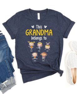 This Grandma Belongs To T Shirt