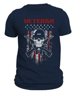 US Veteran USA Helmet Men's T-Shirt