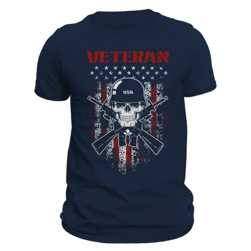 US Veteran USA Helmet Men's T-Shirt