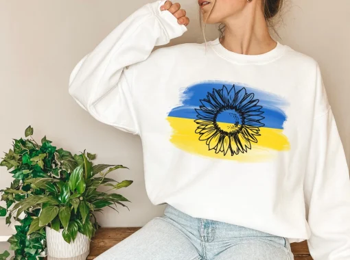 Ukraine Sunflower Unisex Sweatshirt