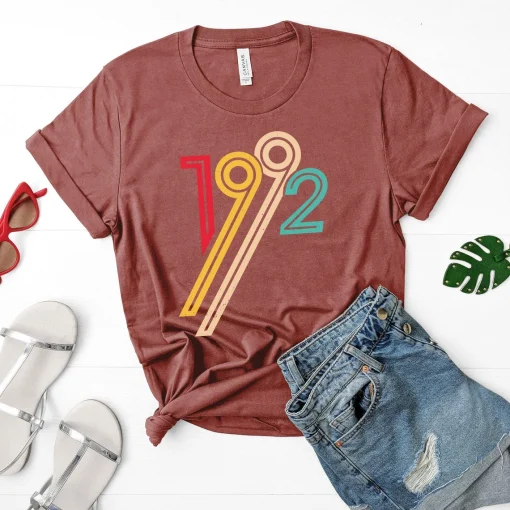 Vintage 1992 Birthday Shirt