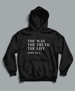 Way Truth Life Christian Hoodie