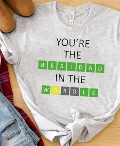 Wordle Dad Fathers Day Shirt