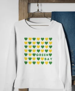 Heart Green Bay Crewneck Sweatshirt