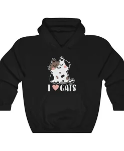 I Love Cats Hoodie