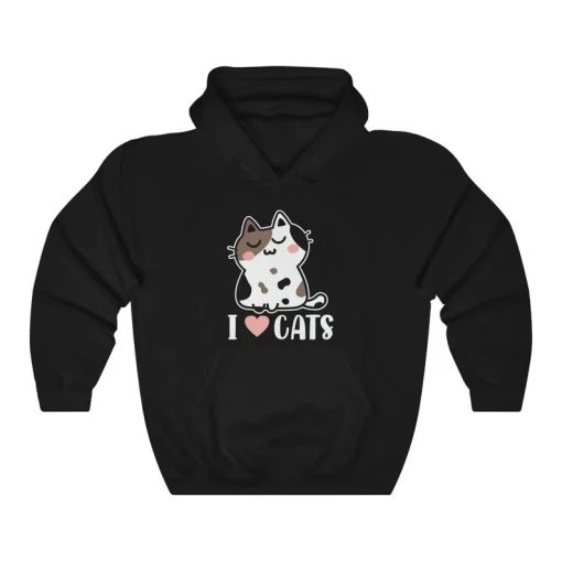 I Love Cats Hoodie